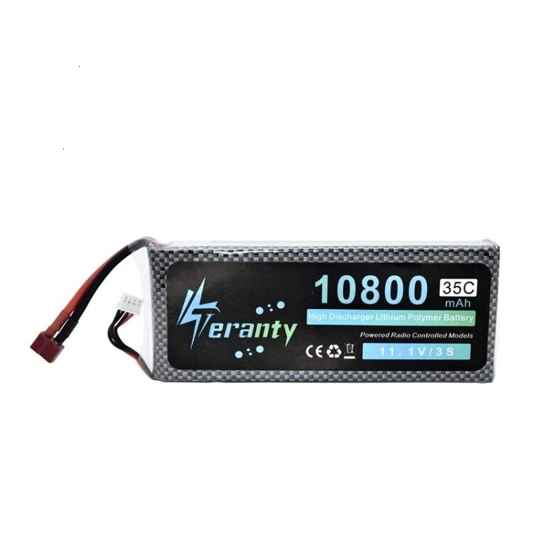 3s 10800mAh 11.1v Lipo Battery For RC Drone Helicopter Car Boat Quadcopter Parts T/XT60 Plug 35C Lithium Polymer battery | Игрушки и