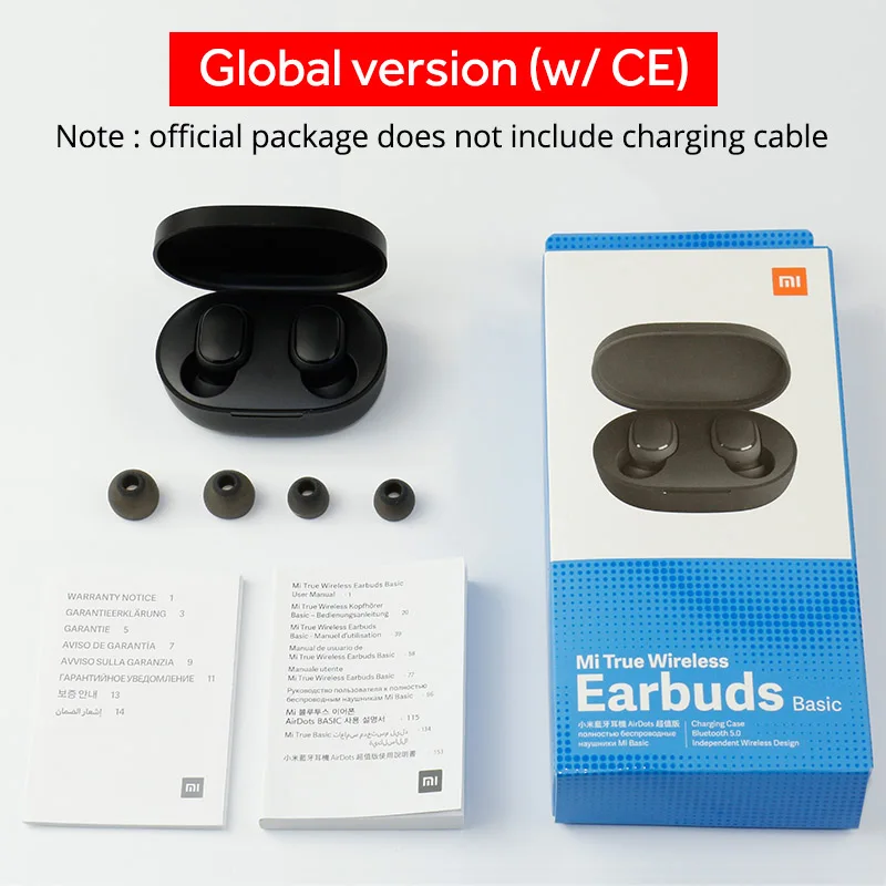 Global version Из России- Беспроводные наушники Redmi AirDots Глобальная версия - Цвет: Global version