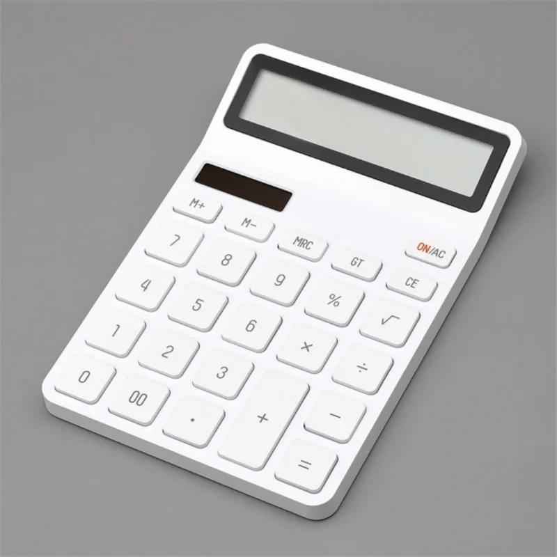 

Xiaomi KACO LEMO Desktop Calculator Photoelectric Dual Dive 12 Number Display Intelligent Shutdown For School Office Home