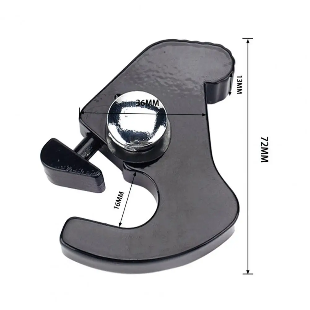 

2Pcs Luggage Rack Latch Detachable Durable Aluminum Practical Backrest Bracket for CUSTOMXL IRON Motorcycle