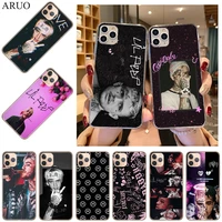 phone case for iphone 13 11 12 pro max xs max xr x lil peep soft tpu silicone cases for iphone 6s 7 8 6 plus se 2020 back cover
