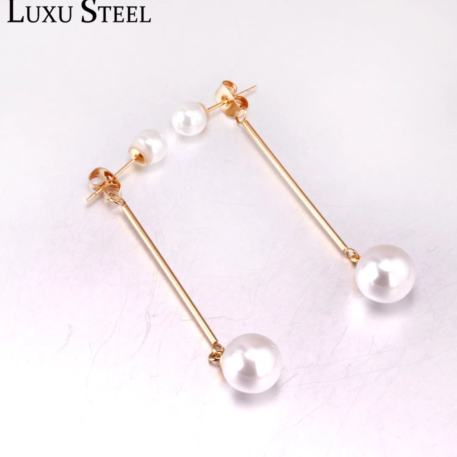 Женские длинные серьги LUXU из нержавеющей стали 2020|dangle drop earings|dangle earringsdrop dangle earrings |