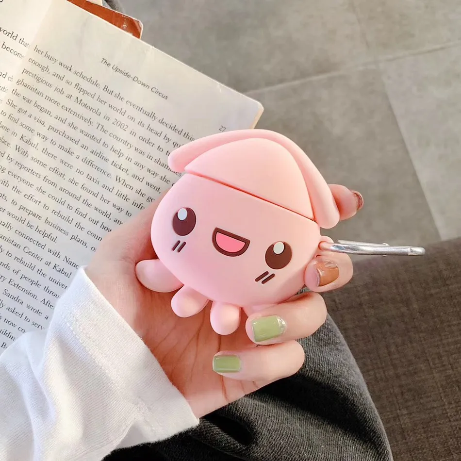 1146 Чехол для наушников для AirPods, чехол, силиконовый, милый, любовь, аниме, защитный чехол для Apple Air pods 2, чехол для наушников, кольцевой ремешок - Цвет: 1146