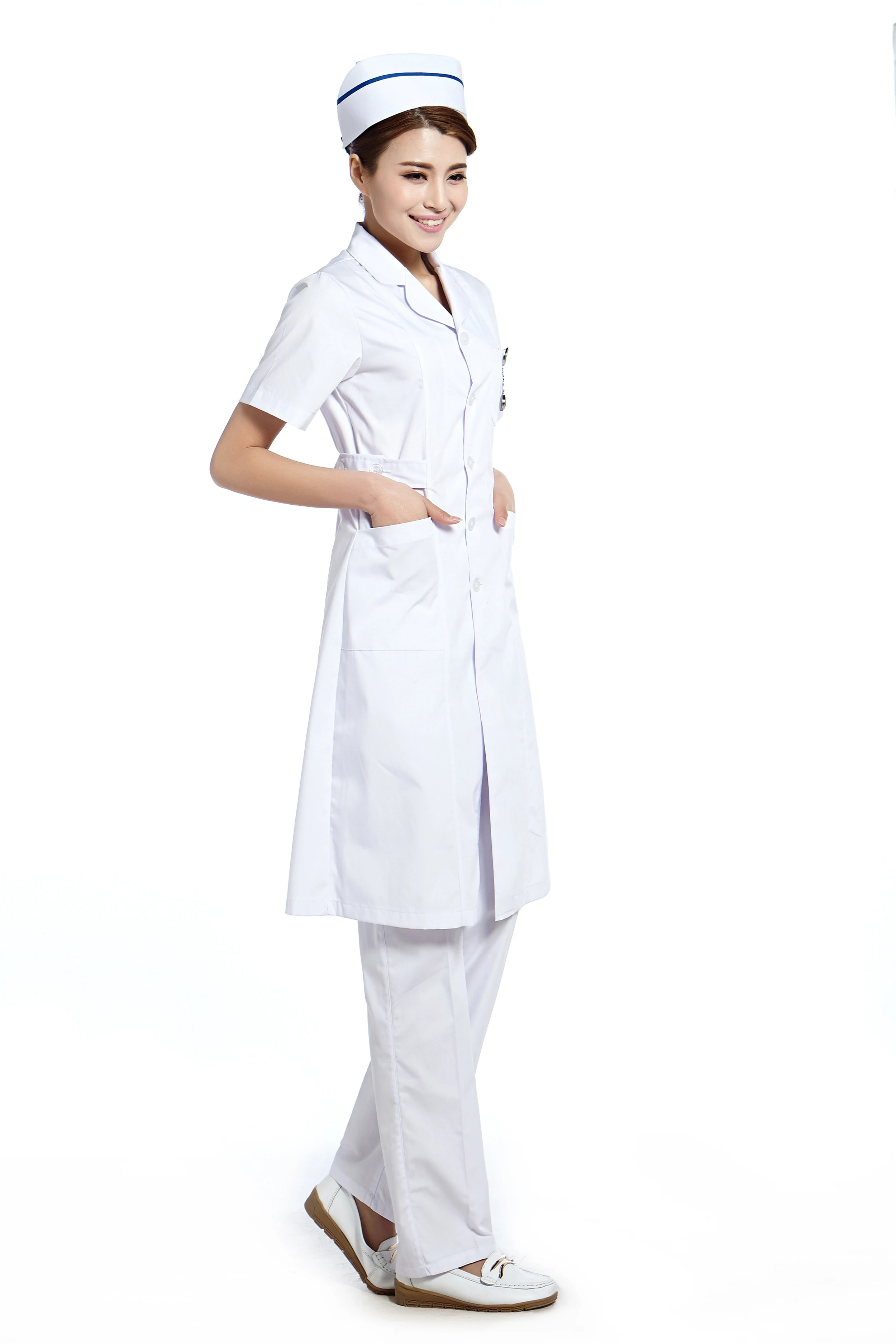 Женский костюм медсестры с коротким рукавом на Хэллоуин|Униформа медсестры| |