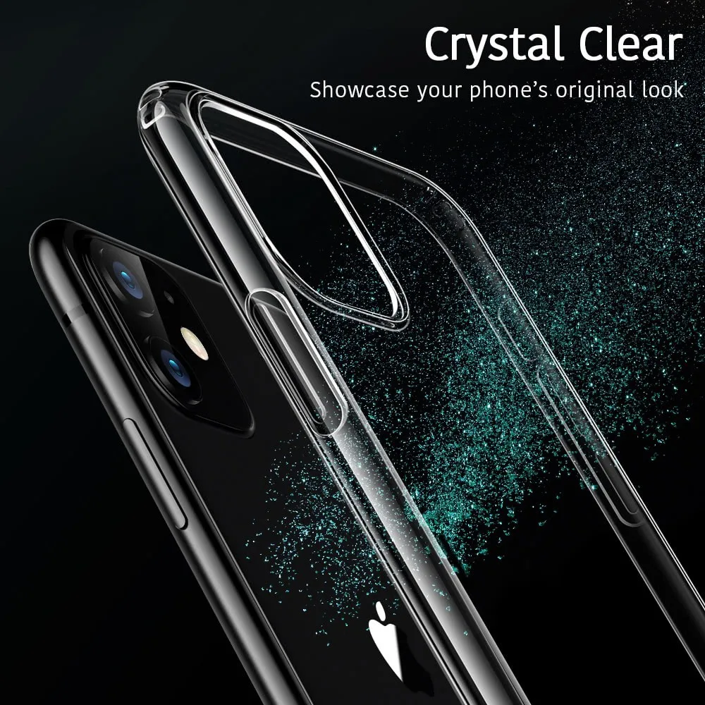 

Luxury Ultra Thin Clear Soft Silicone Phone Case For iPhone 11 Pro Max X XR Transparent Cases For iPhone 7 8 6 6S Slim TPU Cover