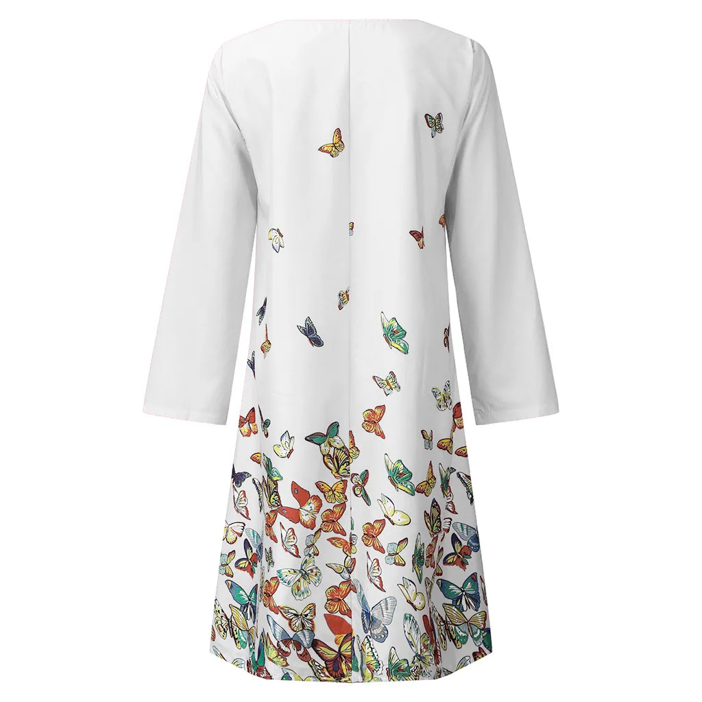 

Retro print O collar print dress for women Stitching Flower Casual Long Party Dress Vestidos Bodycon Elegant Dress Plus Size
