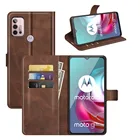 Кожаный чехол-книжка для Motorola Moto G30