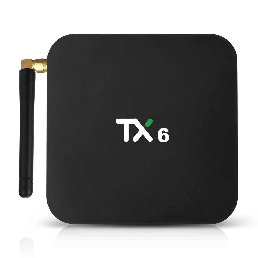 

TX6 TV Box android 9 Allwinner H6 4GB DDR3 32GB/64GB EMMC 2.4GHz 5GHz WiFi BT4.1 Support 4K H.265 Bluetooth 4.0 WIFI