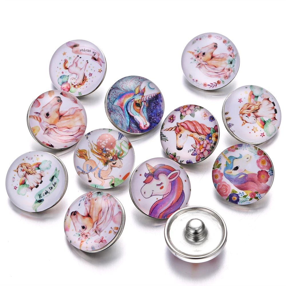 10 шт./лот новые смешанные оснастки ювелирные изделия ЛОШАДЬ тема Стеклянные