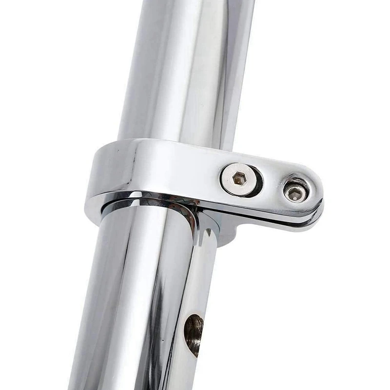 

Universal Motorcycle Chrome Handlebar Mounts Clamp Clock 32mm 1 1/4Inch for Honda Yamaha Suzuki Kawasaki