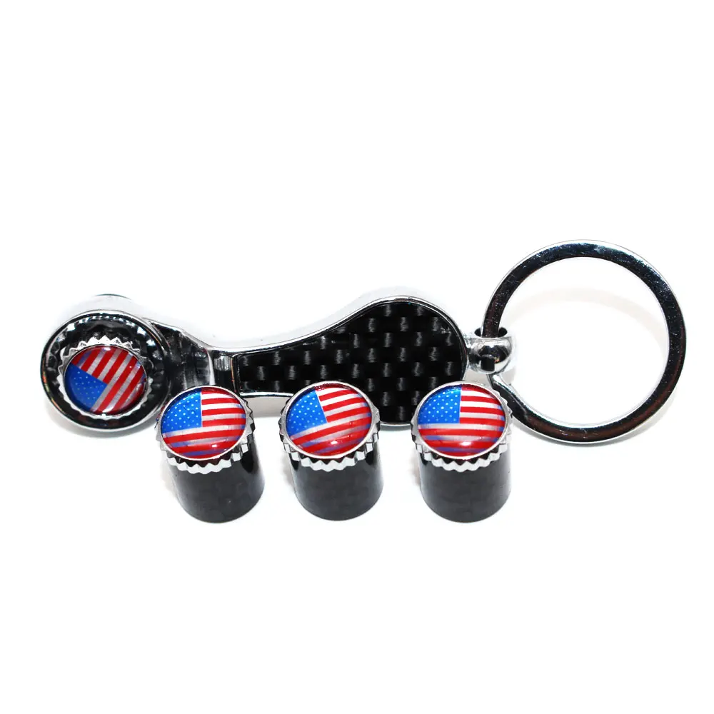 5 шт./компл. эмблема американского национального флага Авто колеса шины воздушный