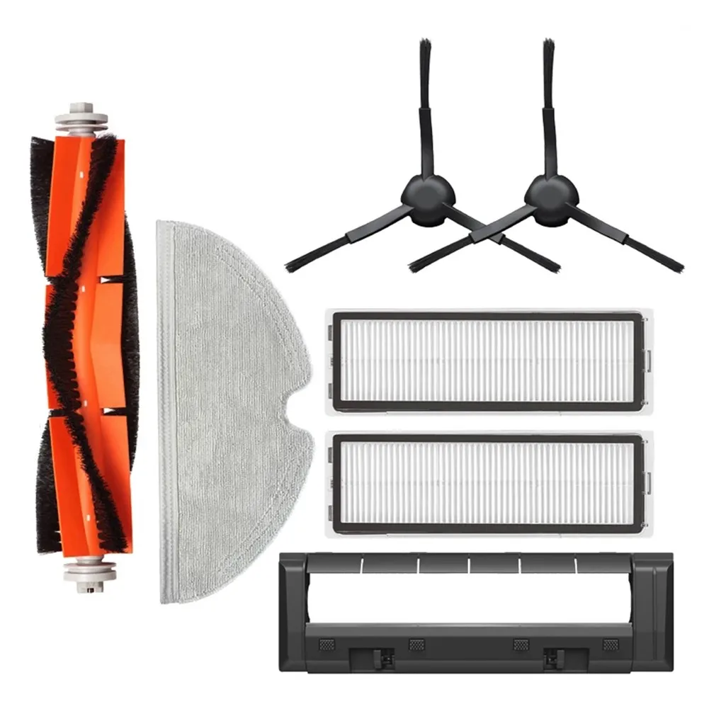 Replacement Accessories For XiaoMi Bot L10 Pro Vacuum Cleaner Parts Roller Main Brush Filter Side Mop Cloth | Дом и сад