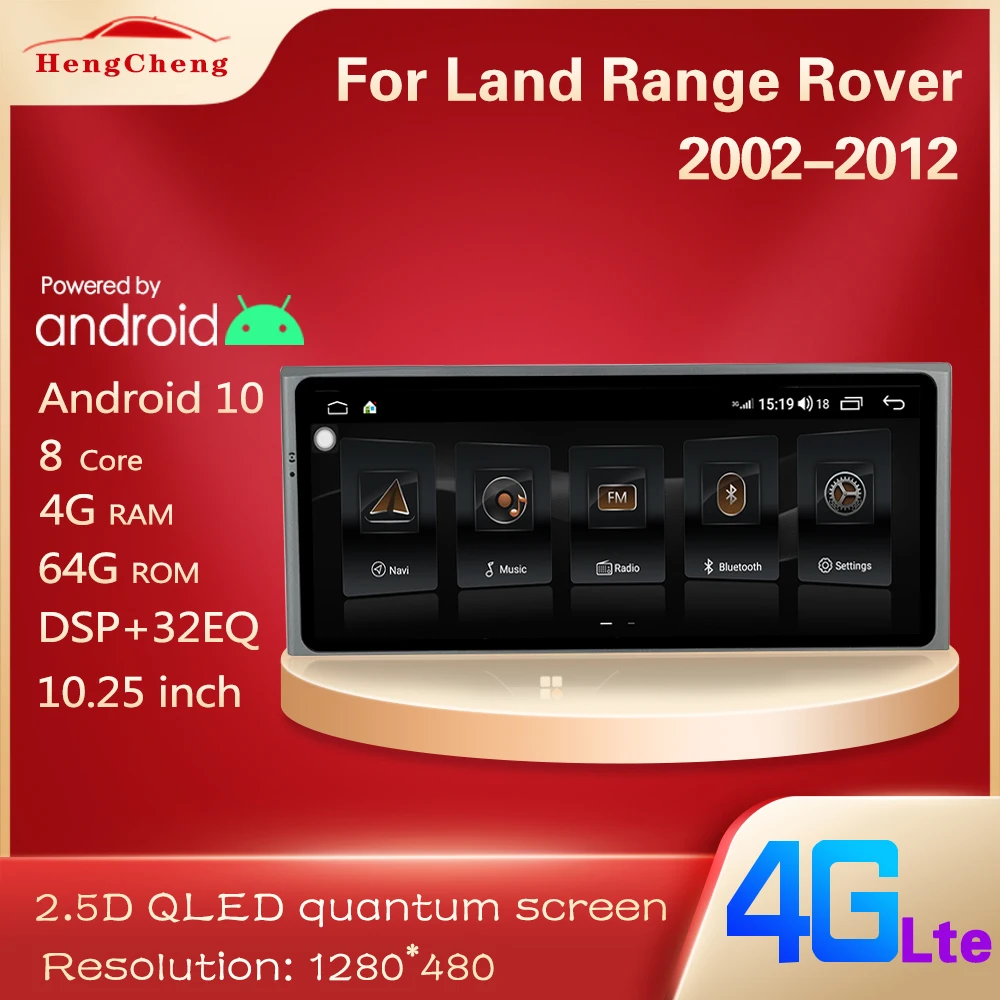 Для 2002 2012 Land Rover Range умный мультимедийный видеоплеер Vogue V8 L322 радио GPS навигация 10 25