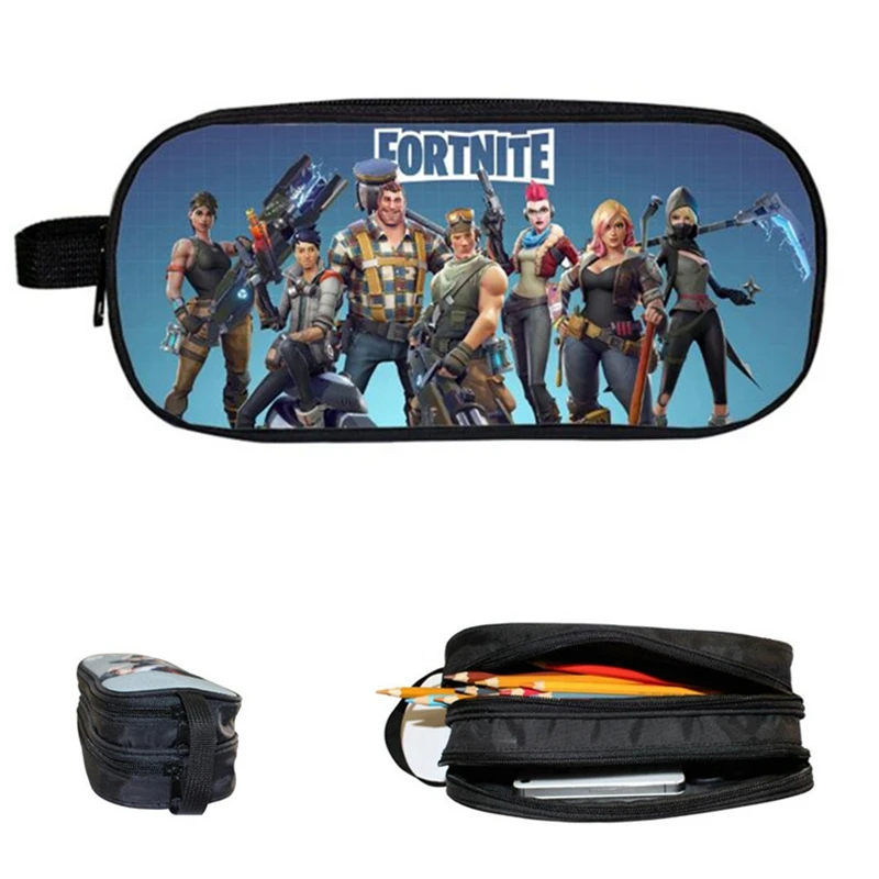 FORTNITE estojo escolar пенал школьный студенческий Карандаш Чехол из мультфильма, серия «Han», Детская сумка для карандашей - Цвет: 2