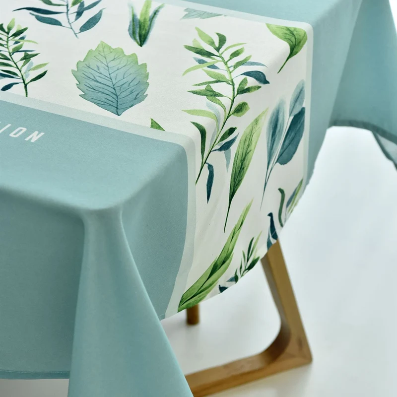 Free Shipping Floral Print Waterproof Table Cloth Oil-Proof/Waterproof Stain-Resistant Cover for Outdoor and Indoor | Дом и сад