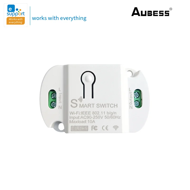 

eWeLink Mini WiFi Smart Switch Bluetooth 2.4G Remote Control Smart Switch Module Voice Control Work With Alexa Google home