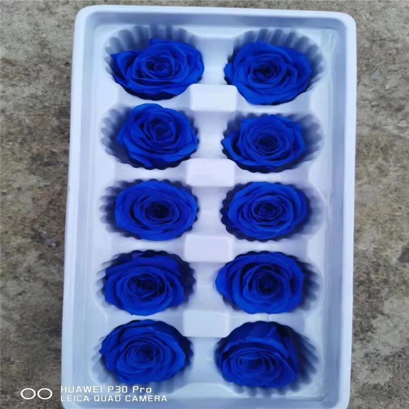 

Factory Supply Eternal Roses Flower Heads 3-5CM Preserved Rose For Sale 10 PCS