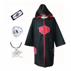 Костюм для косплея fantasia manto, кольца Акацуки, ожерелье, капа, шляпа для детей и взрослых, костюм для косплея bluey плащ Акацуки