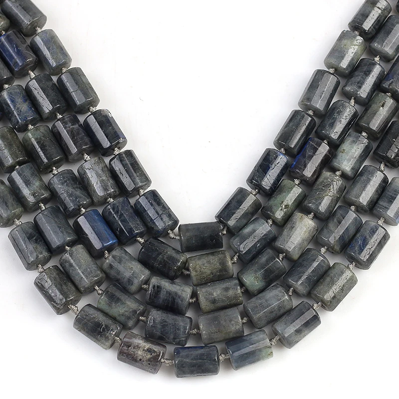

Natural Spectrolites Beads Cylinder Loose Beads for Jewelry Making DIY Charms Bracelet