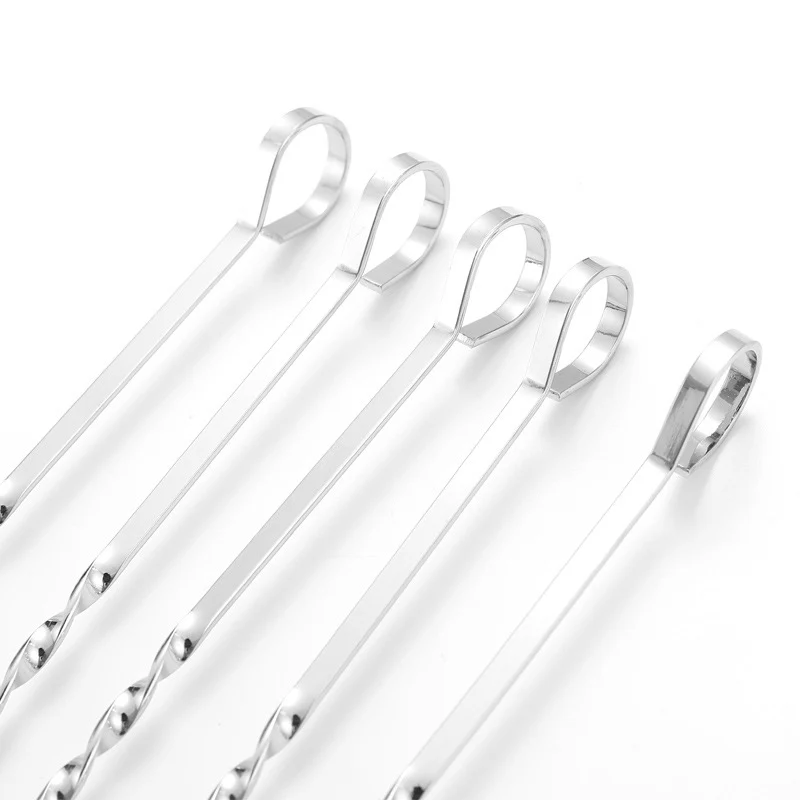 10 шт. мясовые палочки для барбекю из нержавеющей стали| |