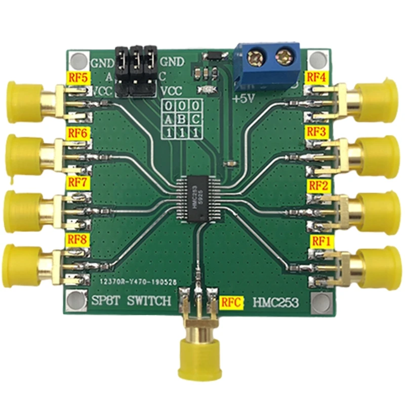 HMC253 DC 2.5 GHz RF однополюсный Восьмиканальный переключатель выбор канала