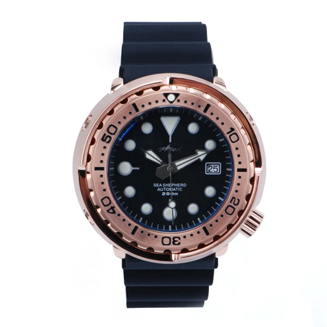 Мужские подводные часы Роскошные мужские HEIMDALLR Модные автоматические механические наручные 200 м