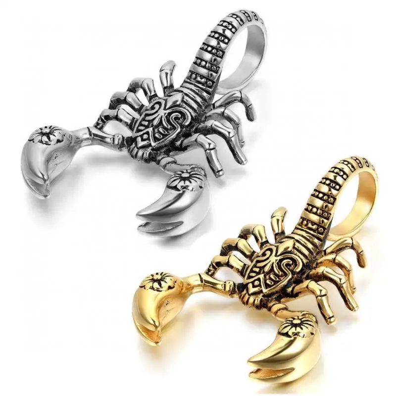 

Hot Sale Vintage Men's Necklace Domineering Scorpion King Clavicle Chain Fashion Trend Gift for Men
