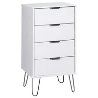 drawer cabinet white 17 7x15 6x35 6 solid pine wood