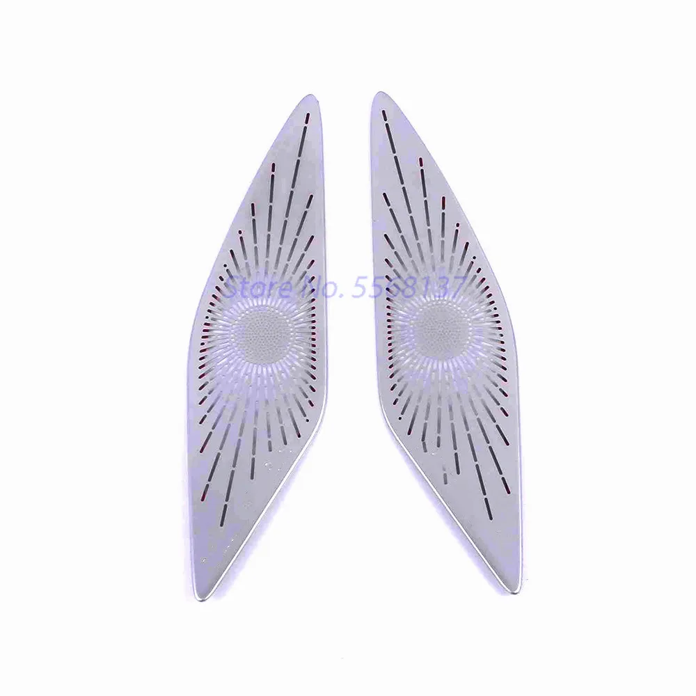 

For VW Golf 8 MK8 R 2021 2022 Center Dash Board Door A Pillar Horn Hood Speakers Trim Cover Stainless Steel Car Accessories