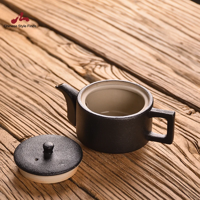 Черный оригинальный чайный набор чайник китайский 200 мл|Заварники| |