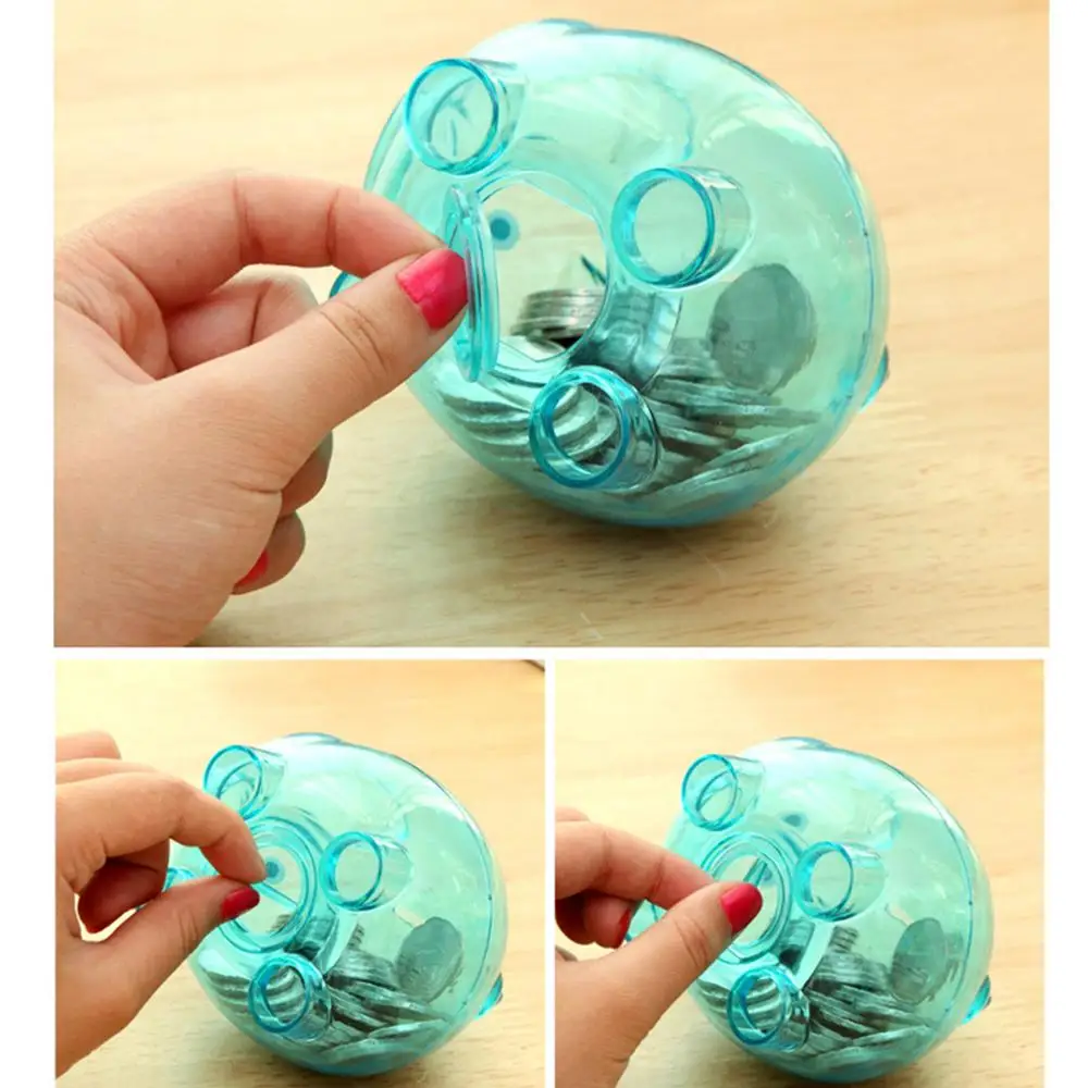 

2021 копилка для денег, мультяшный поросенок, копилка для монет, прозрачная пластиковая Копилка для монет, чехол для монет