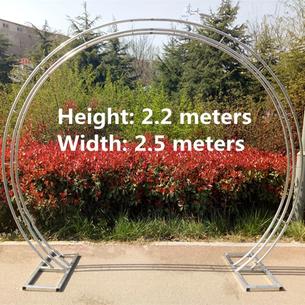 Новый стиль Свадебная сценическая фоновая декорация круглая железная