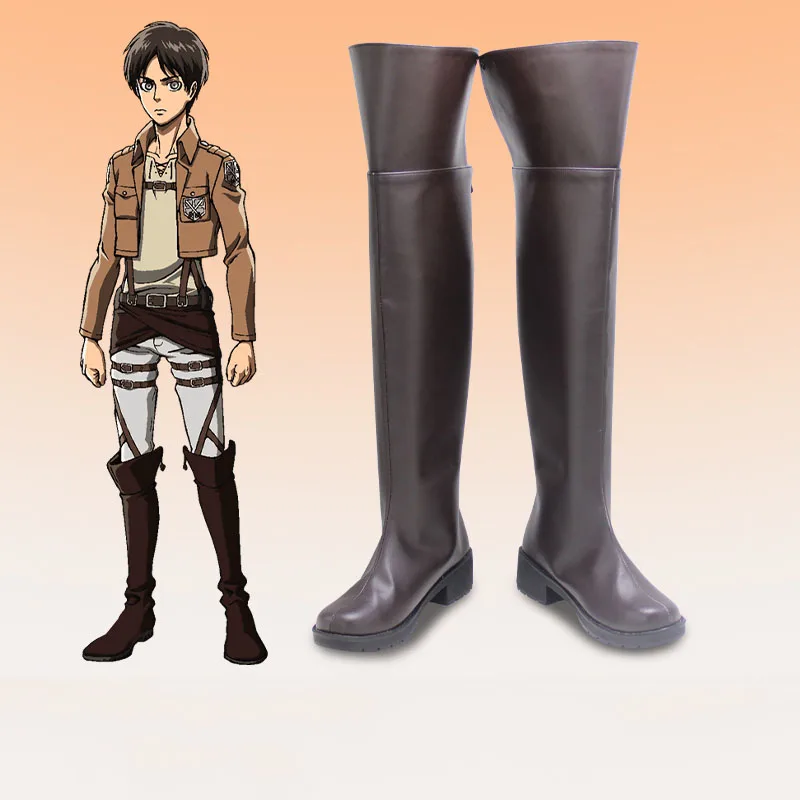 

Attack on Titan Cos Role Japanese Anime Cosplay Boots Shoes Custom Made