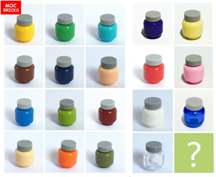 10 шт. MOC кухонная бутылка для еды девочек и друзей детали кирпичей сделай сам