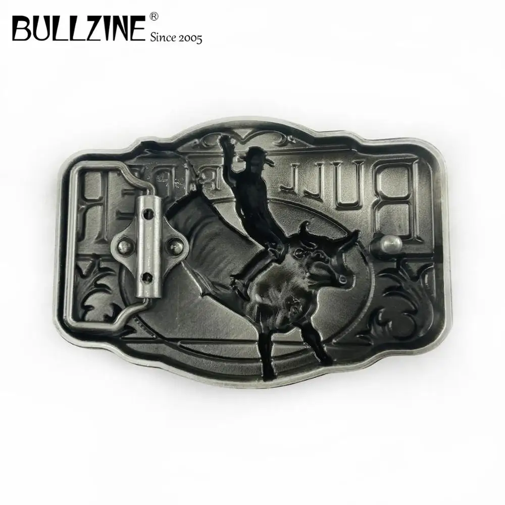 Bullzine цинковый сплав Ретро Западный бык пряжка на ремешке Пряжка для ремней rodeo
