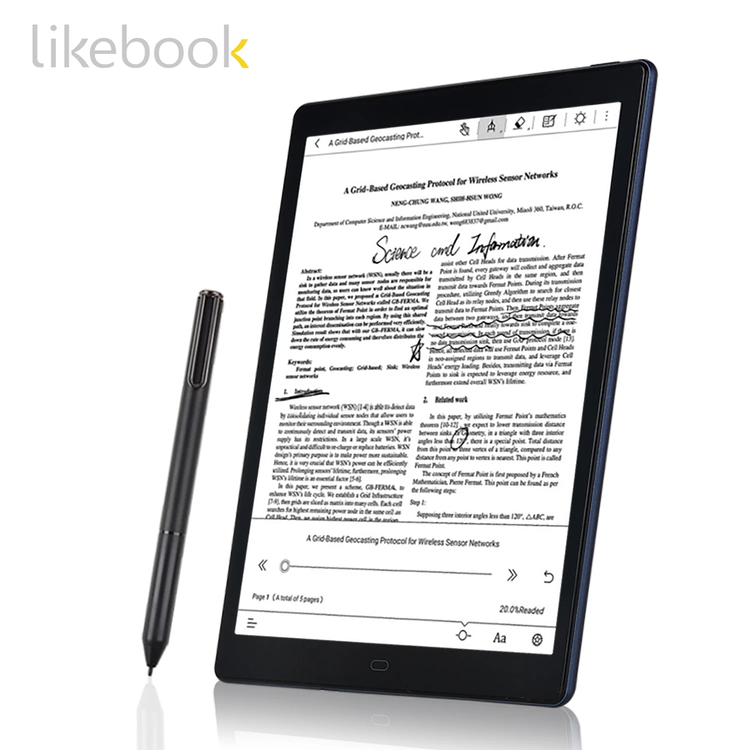 Новое поступление 2021 г. электронная книга boyue likebook P10 на 10 дюймов с поддержкой andorid