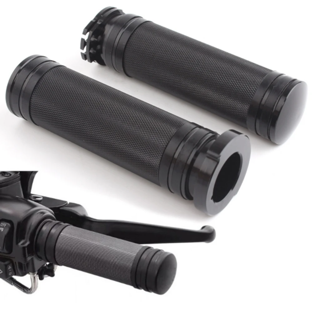 

Мотоциклетные черные ручки, 1 дюйм, 25 мм, алюминиевые ручки для Harley Sportster 883 1200 XL VRSC Touring Dyna Softail Custom 96-UP