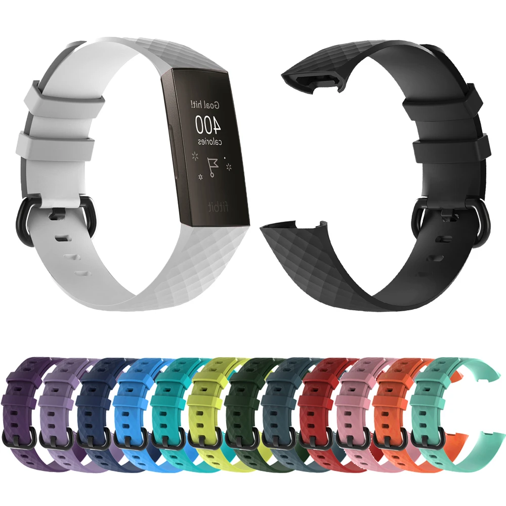 Ремешок для часов Fitbit Charge 3 пояса из ТПУ ремешок браслет Сменные аксессуары |