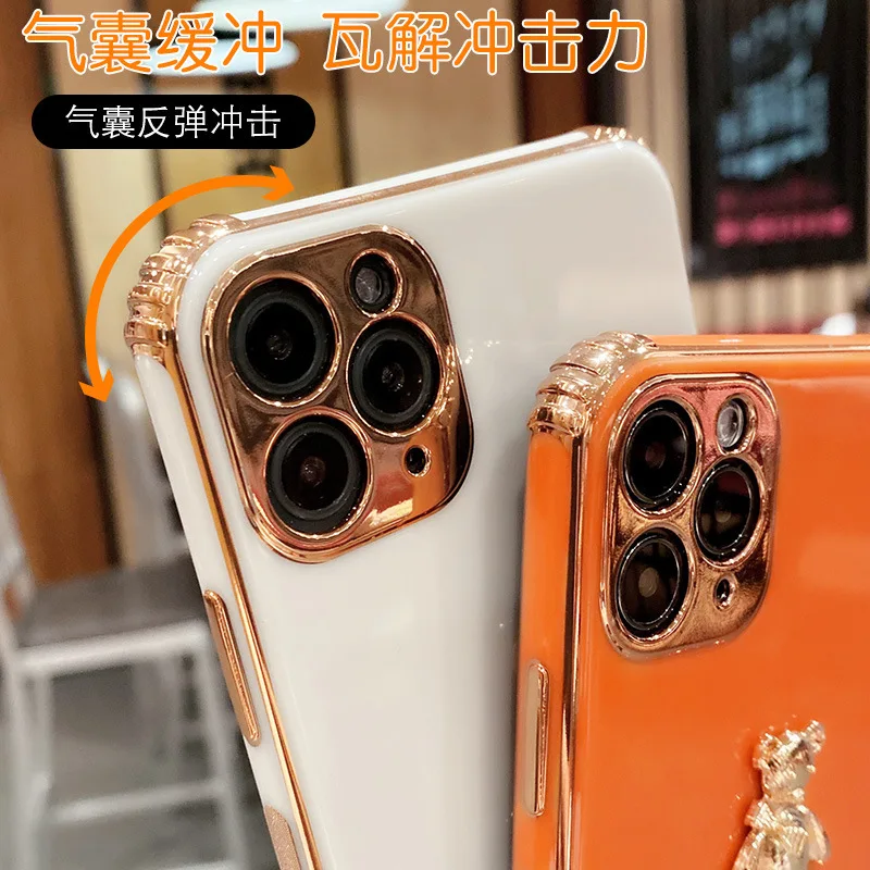 

Soft shell female models applicable New product Apple 11 mobile phone case 11promax silicone all-inclusive anti-drop 7/8plus