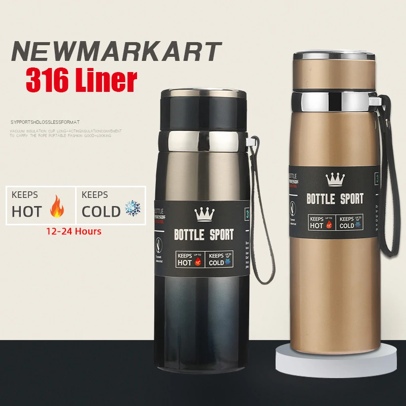 

1000ml Large Capacity Thermos Water Bottle for Tea Portable Thermal Mug Stainless Steel Cup Sport Cycling Vacuum Flask Insulated