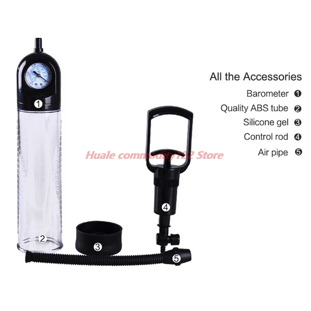 New Penis Pump Cock Penis Enlargement Vacuum Pump Penis Extender Penis Enlarger Sex Toys For Men
