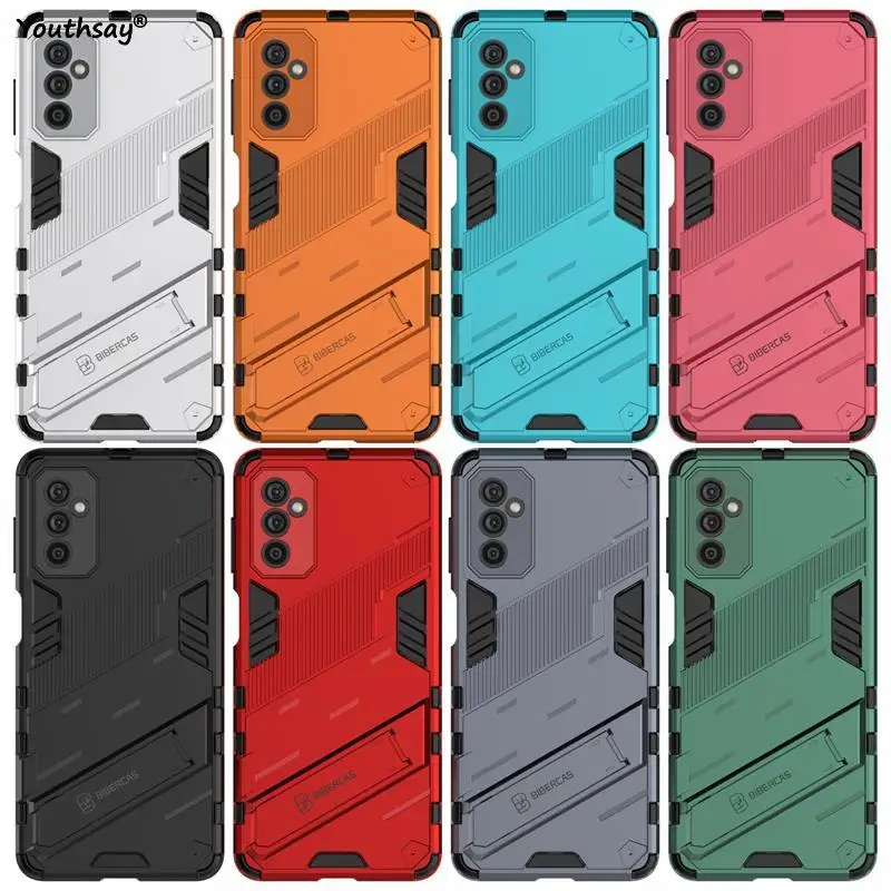 For Samsung Galaxy M52 Cover Case For Samsung Galaxy M52 Coque Holder Shell Stand Armor Shockproof Bumper For Samsung Galaxy M52