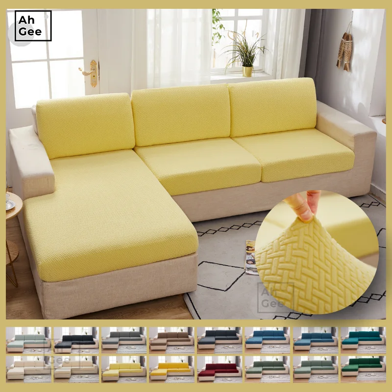 

Водонепроницаемый подушки Чехол жаккардовые диванных чехлов для Гостиная из стрейчевого эластичного материала диванная подушка крышка уг...