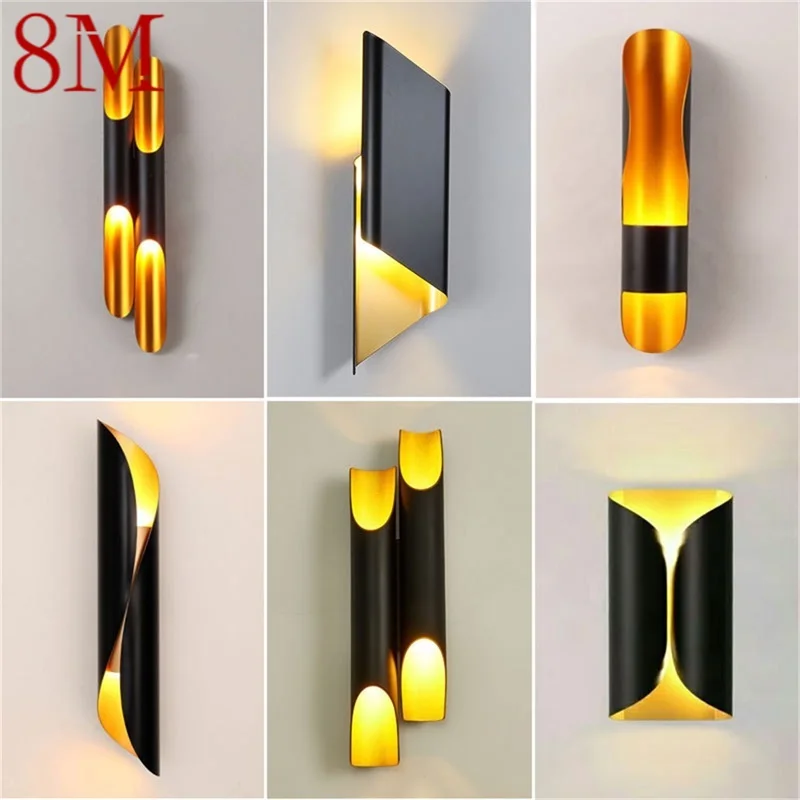 

8M Nordic Simple Wall Sconces Light Modern LED Lamp Fixtures for Home Corridor Stairs Decoration