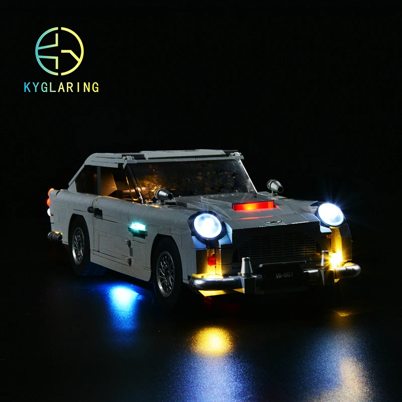 Набор светодиодсветильник Kyglaring для Lego Джеймс Бонд Aston Martin DB5 совместим с 10262
