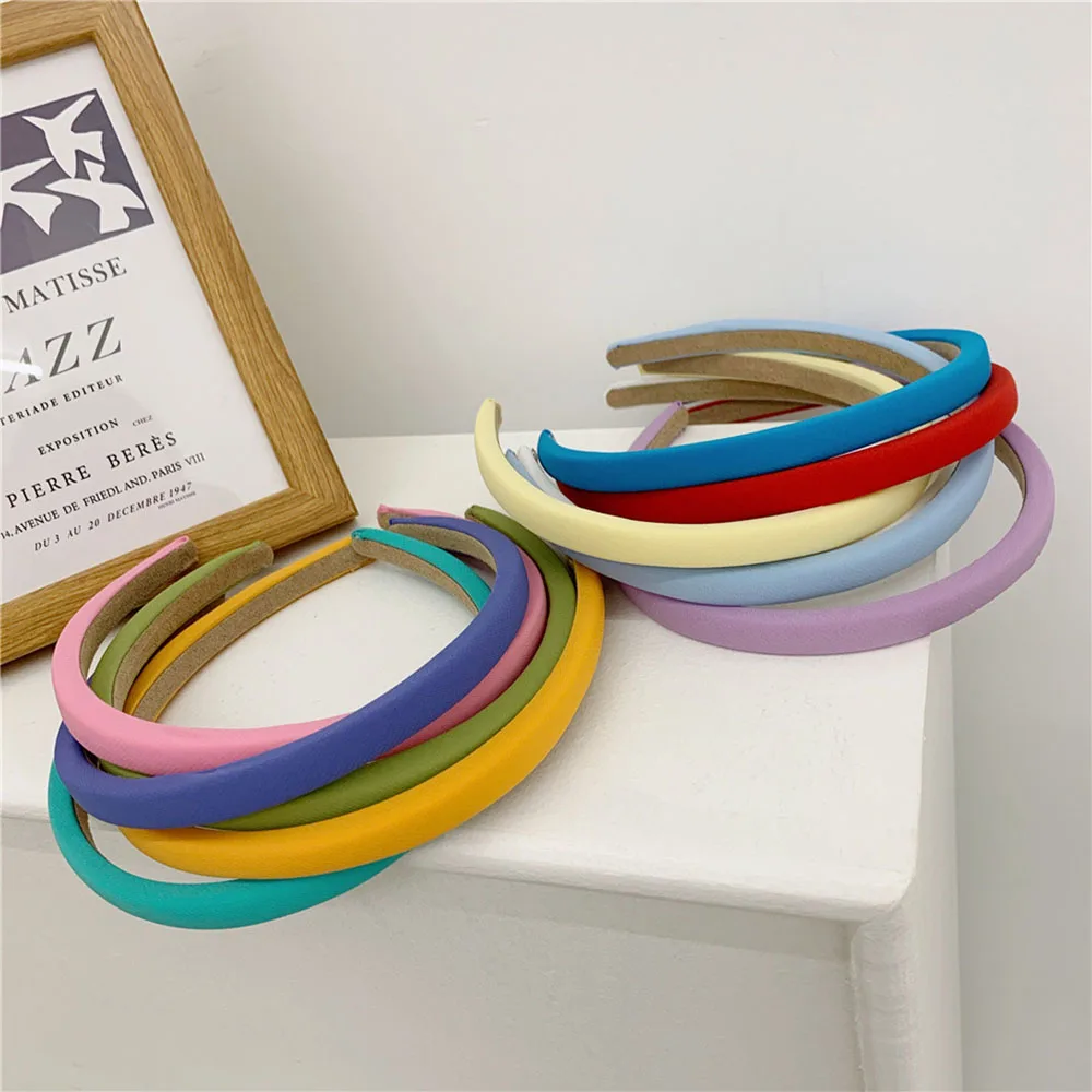 

Модная пластиковая повязка на голову 2021, обруч для волос карамельных цветов, спортивный обруч для волос, головные уборы для женщин и девочек...