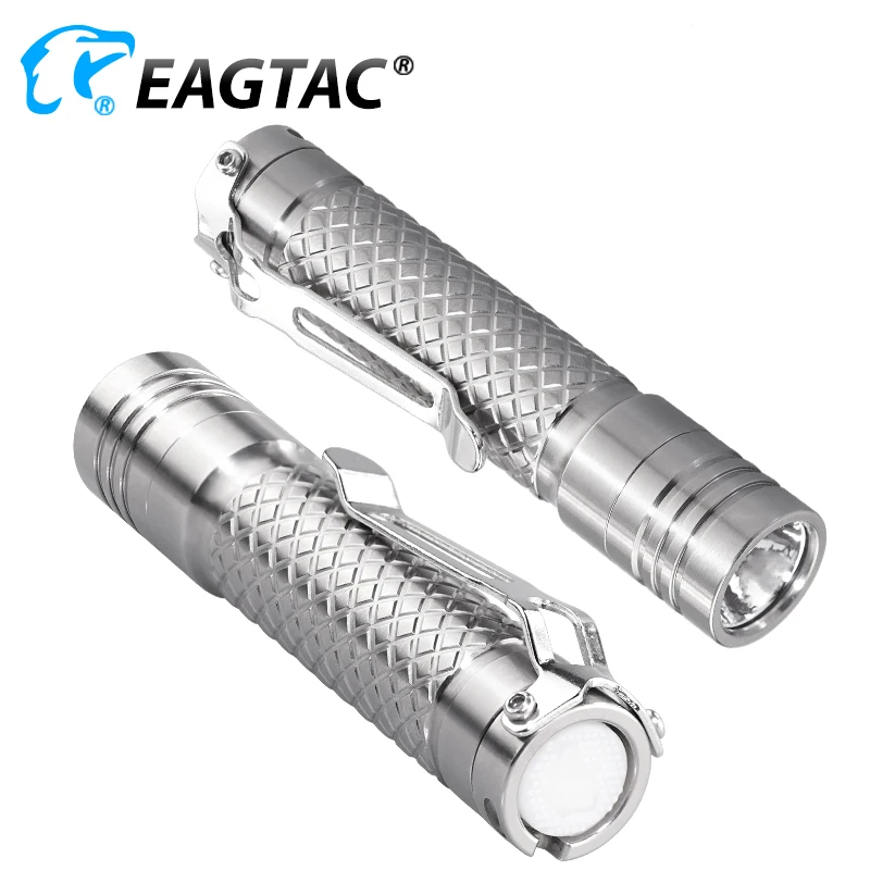 EAGTAC D3A TI XM-L2 CW Nichia 219C NW светодиодный фонарик 405 люмен AA аккумулятор 14500 EDC