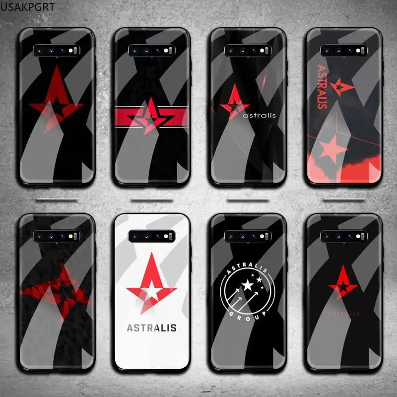 

Astralis logo Phone Case Tempered Glass For Samsung S20 Plus S7 S8 S9 S10 Note 8 9 10 Plus