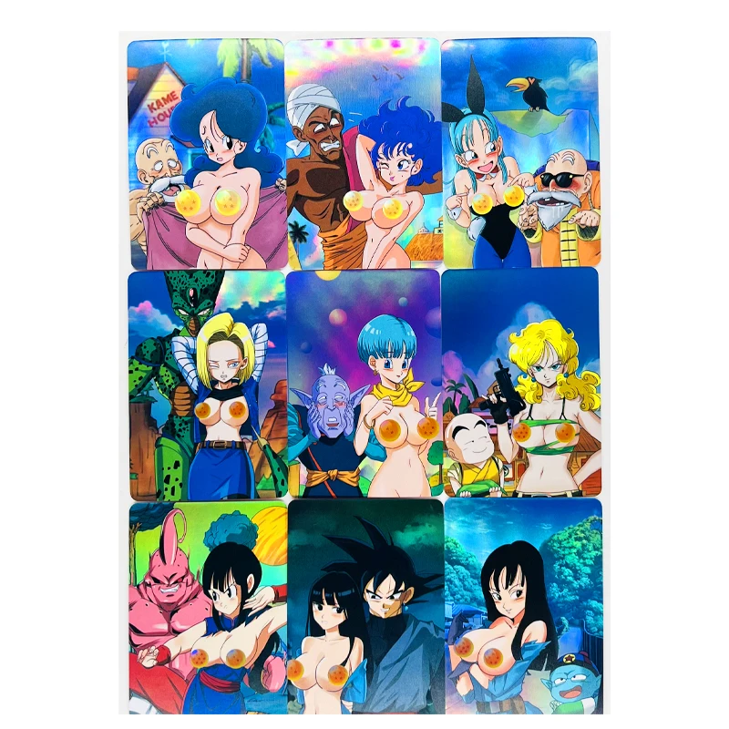 5 шт./компл. Dragon Ball Z Android 18 Ланч Bulma Sexy Girls Heroes Battle Card Ultra игровая коллекция карт |