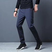 50 dropshippingmens pants stretch and quick drying solid color thin outing trousers
